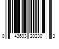 Barcode Image for UPC code 043603202303