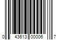 Barcode Image for UPC code 043613000067