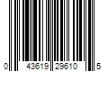 Barcode Image for UPC code 043619296105