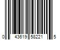 Barcode Image for UPC code 043619582215