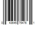 Barcode Image for UPC code 043645754761