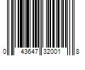 Barcode Image for UPC code 043647320018