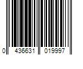 Barcode Image for UPC code 0436631019997