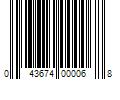 Barcode Image for UPC code 043674000068