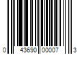 Barcode Image for UPC code 043690000073