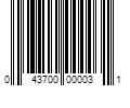 Barcode Image for UPC code 043700000031