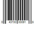 Barcode Image for UPC code 043700000918