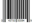 Barcode Image for UPC code 043700000949