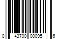 Barcode Image for UPC code 043700000956