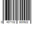 Barcode Image for UPC code 0437102800922