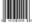 Barcode Image for UPC code 043723000056