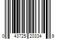 Barcode Image for UPC code 043725203349