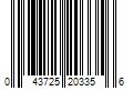 Barcode Image for UPC code 043725203356