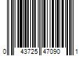 Barcode Image for UPC code 043725470901