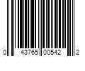 Barcode Image for UPC code 043765005422