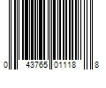 Barcode Image for UPC code 043765011188