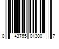 Barcode Image for UPC code 043765013007