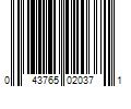 Barcode Image for UPC code 043765020371