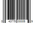 Barcode Image for UPC code 043775000059