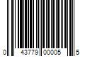 Barcode Image for UPC code 043779000055