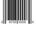 Barcode Image for UPC code 043783000089