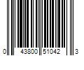 Barcode Image for UPC code 043800510423