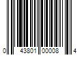 Barcode Image for UPC code 043801000084