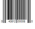 Barcode Image for UPC code 043812000080