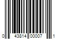 Barcode Image for UPC code 043814000071