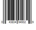 Barcode Image for UPC code 043834949329