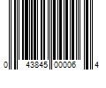 Barcode Image for UPC code 043845000064