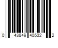 Barcode Image for UPC code 043849405322