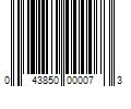 Barcode Image for UPC code 043850000073