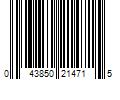 Barcode Image for UPC code 043850214715