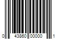 Barcode Image for UPC code 043860000001