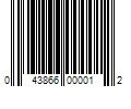 Barcode Image for UPC code 043866000012