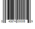 Barcode Image for UPC code 043874000059