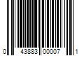 Barcode Image for UPC code 043883000071