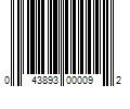 Barcode Image for UPC code 043893000092