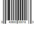 Barcode Image for UPC code 043900000183