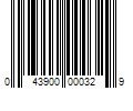 Barcode Image for UPC code 043900000329