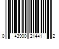 Barcode Image for UPC code 043900214412