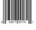 Barcode Image for UPC code 043917001791