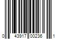 Barcode Image for UPC code 043917002361