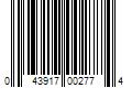 Barcode Image for UPC code 043917002774