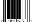 Barcode Image for UPC code 043917007724