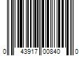 Barcode Image for UPC code 043917008400