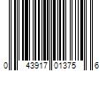 Barcode Image for UPC code 043917013756