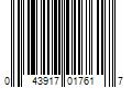 Barcode Image for UPC code 043917017617