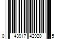 Barcode Image for UPC code 043917429205